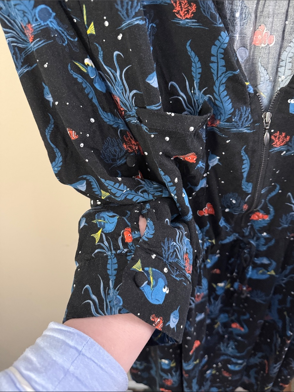 Disney Pixar Finding Nemo Women's Cargo Dress 1X Bounding Disney World - Picture 6 of 8